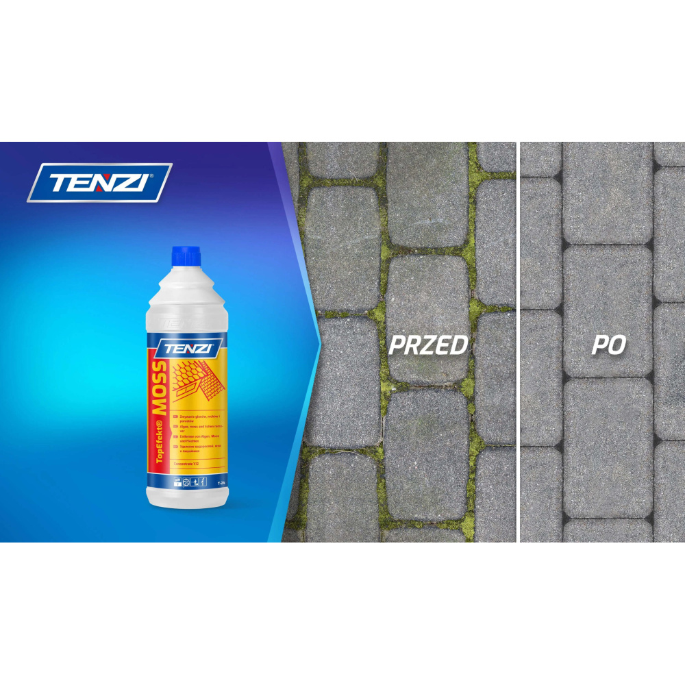 Efekt przed i po Tenzi TopEfekt Moss