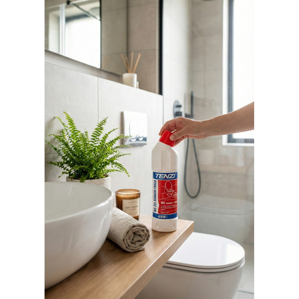 Butelka wc żel kamień i rdza