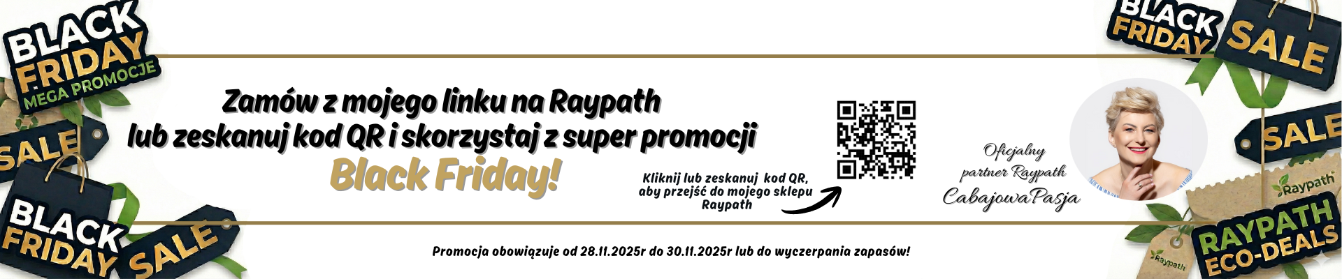 Zamów z mojego linku na Raypath lub zeskanuj kod QR i skorzystaj z super promocji Black Friday! (2)