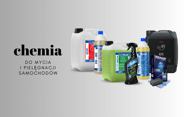 Baner z chemią do mycia samochodu Fil-Mag