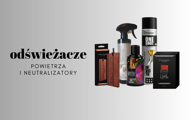 Baner z odświeżaczami powietrza Fil-Mag